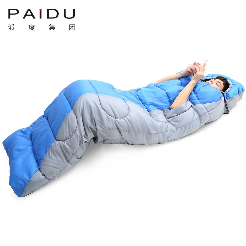 Paidu Sleeping Bag Manufacturers Wholesale Spring And Autumn Outdoor Four Seasons Adult Thickened Warm Lunch Ultra-Light Can Reach Envelope With Hat