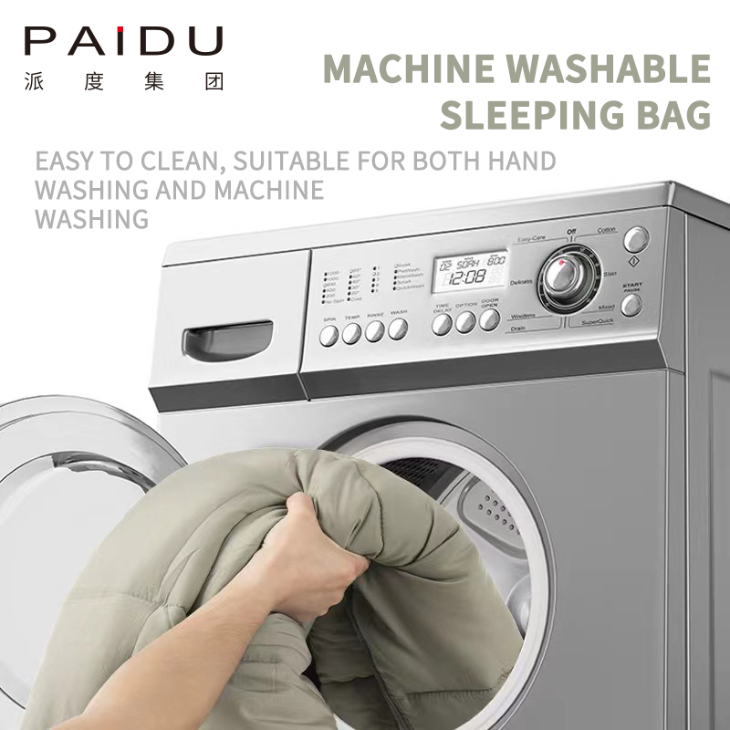 Paidu Adult Sleeping Bag Outdoor Camping Winter Thickened Down Cotton Cold Resistant Warm Single Double