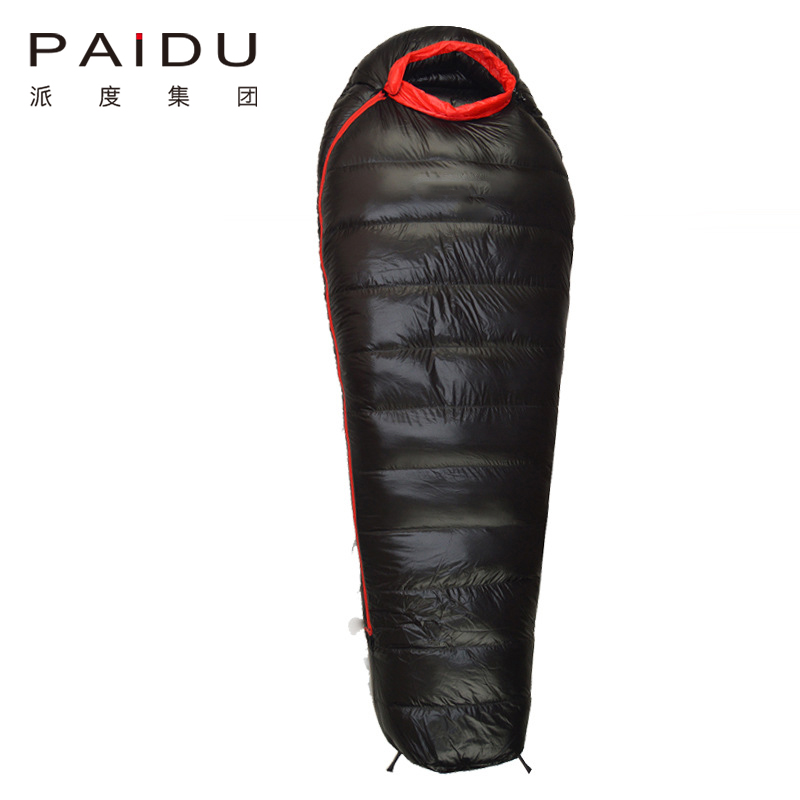 Paidu 400T Down Feather Outdoor Adult Ultra Light Mummy Down Sleeping Bag Camping Thickened and Warm Duck Down Sleeping Bag