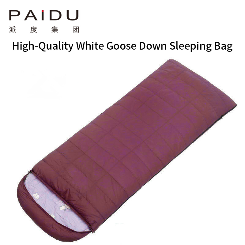 Paidu Removable Washable Down Sleeping Bag Outdoor Adult Adult Camping Trip Goose Down Thickened For Cold Protection Minus 30 Degrees